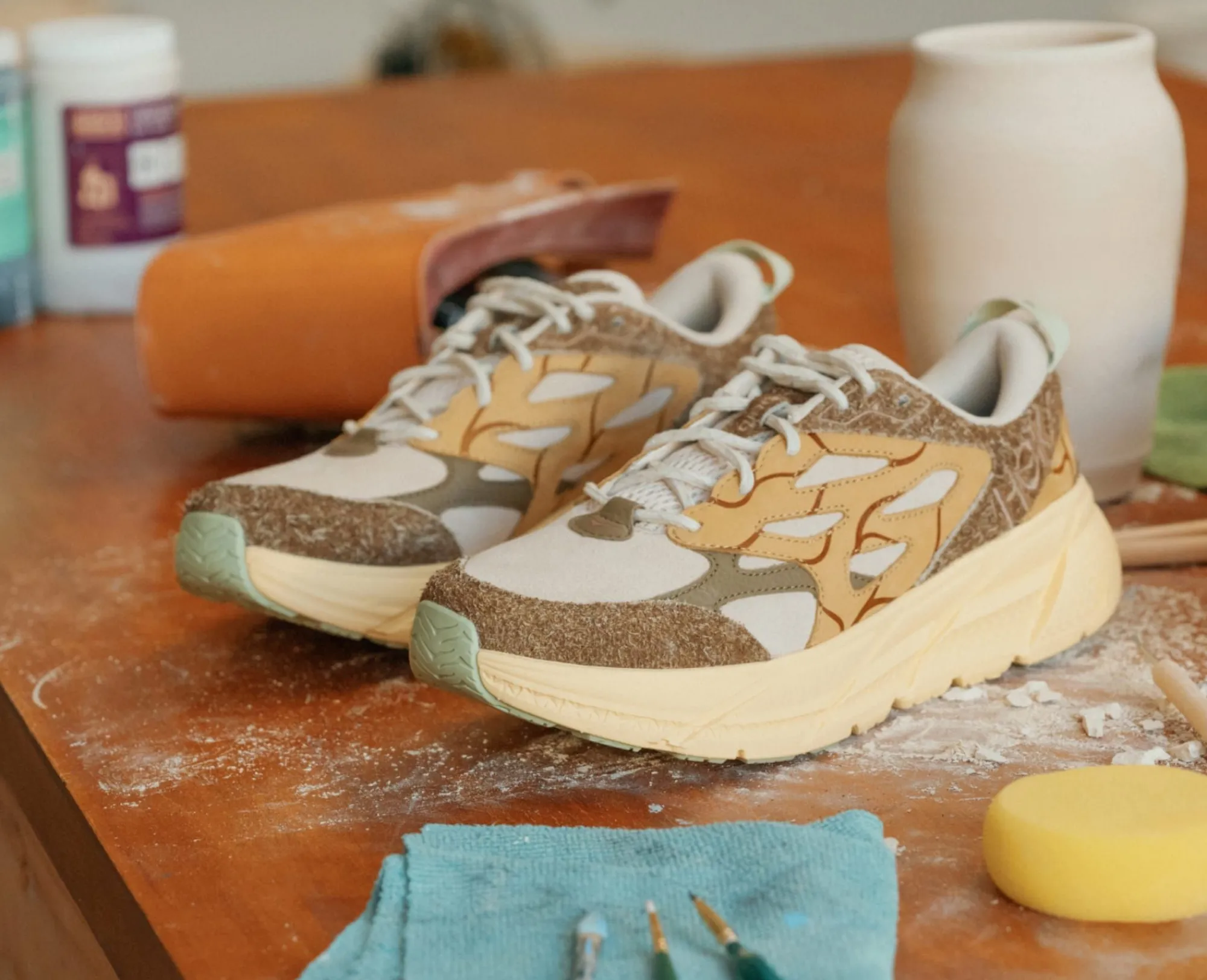 HOKA® Lifestyle^Elite Terrain System Clifton L Suede